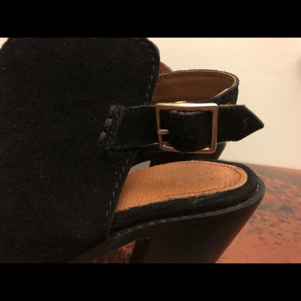 New! FRYE-Courtney booties open toe suede Size 8 - Picture 5 of 6